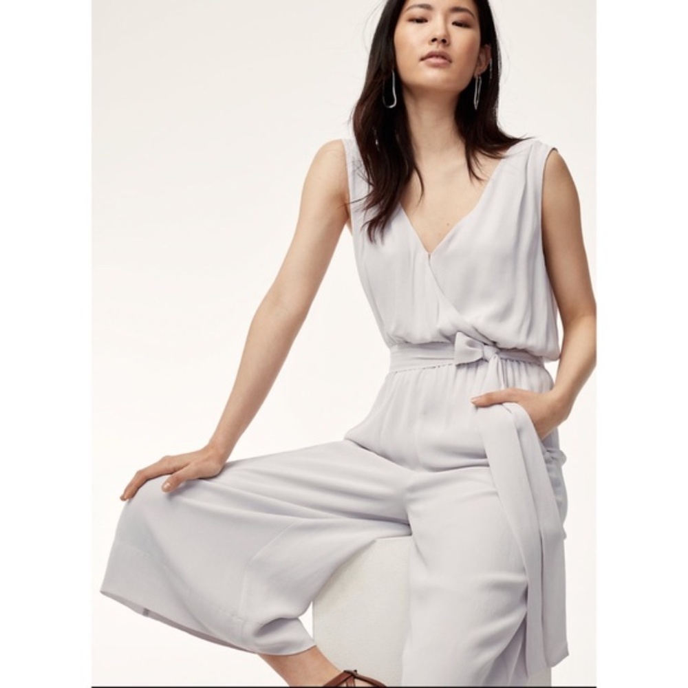 BABATON Light Pearl Grey MAXIMILLIAN Jumpsuit S